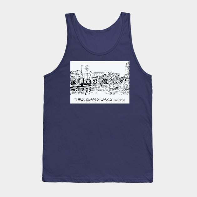 Thousand Oaks California Tank Top by Lakeric